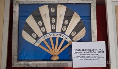 Juventus ventaglio Celebrativo originale d'epoca 