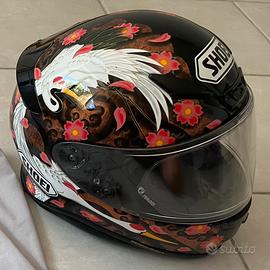 Casco integrale fantasia floreale Shoei XR100