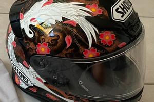 Casco integrale fantasia floreale Shoei XR100