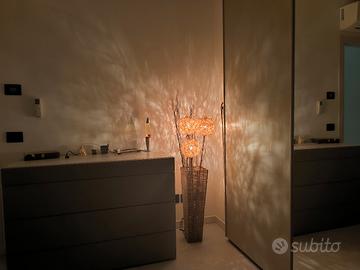 Lampada di Design Etnico-Chic a 3 Sfere