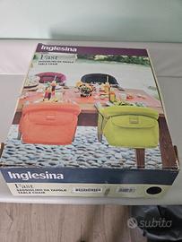 Seggiolino da tavolo inglesina fast mai usata blu