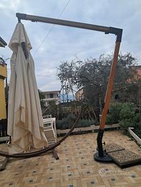 Ombrellone da esterno 4x4 usato 6 anni