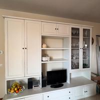 Mobile attrezzato salotto pino decapato