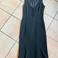 Vestito nero lungo Moschino