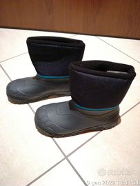 Guanti e scarpe neve bambino bambina mai usati