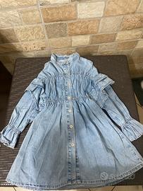 Vestito di jeans bambina 4 anni