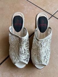 LolaPeita Barcelona. Scarpe zeppe da donna. TG 37