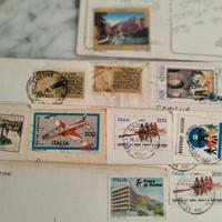 Lotto misto Francobolli viaggiati