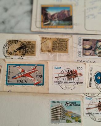 Lotto misto Francobolli viaggiati