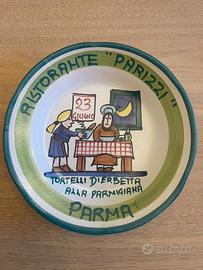 Piatto ristorante buon ricordo Vietri Mare 1989