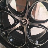 4 cerchi da 17 con gomme 