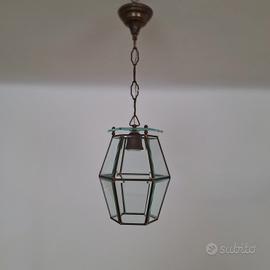 Lampadari a lanterna esagonale, anni '50
