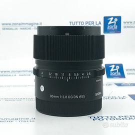 Obiettivo SIGMA 90 MM f2.8 DG DN X SONY +GAR.USATO