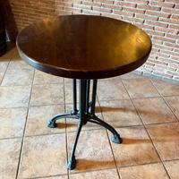 Tavolo rotondo diametro 60 massello e ghisa