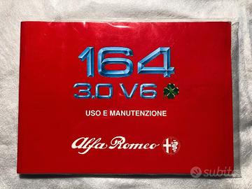 ALFA ROMEO 164 3.0 V6 Q.V. LIBRETTO USO MANUTENZIO