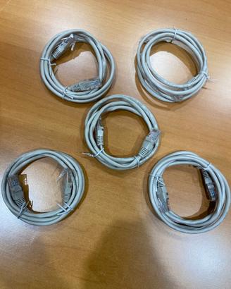 CAVO LAN ETHERNET RJ45 LUNGHEZZA 2 METRI