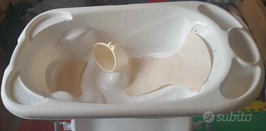 Vasca da Bagno Baby Neonato con Supporto