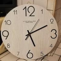 Orologio shabby chic in legno diam. cm. 35