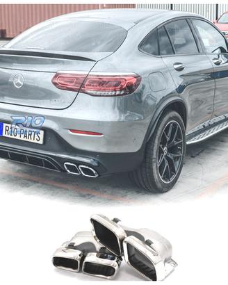 TERMINALI SCARICO MERCEDES GLC X253 C253 15-18 LOO
