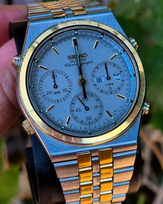 Seiko Cronograph Vintage Acciaio 37 mm
