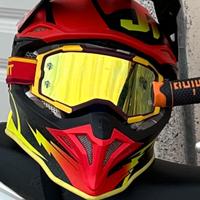 Casco just1 con occhiali scott