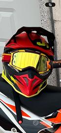Casco just1 con occhiali scott