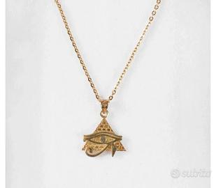 Collana occhio di Horus con piramide