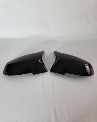Coppia Calotte Specchietti M Look Nero Lucido