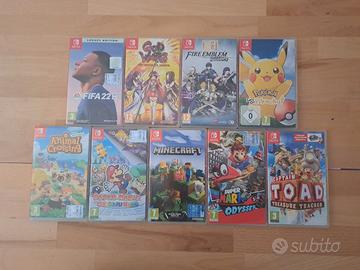 Giochi Nintendo Switch pokemon, mario, minecraft