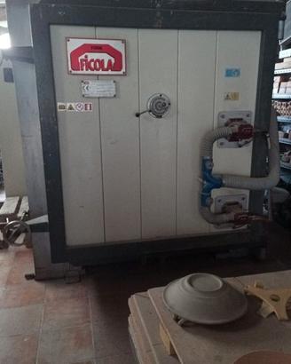 FORNO CERAMICA FICOLA 1.5M 2 CARRELLI COME NUOVO
