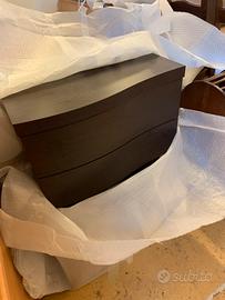 Comodino a onda wenghe’