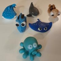 pesciolini in plastica 