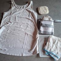 Set canotta premaman H&M mis. M allattamento nuovo