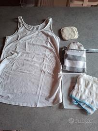Set canotta premaman H&M mis. M allattamento nuovo