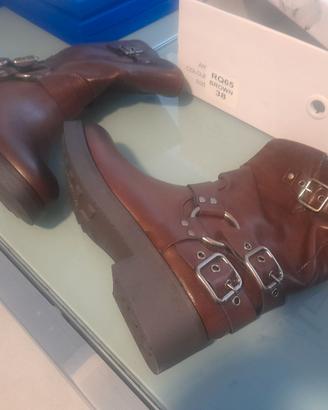 splendidi stivali stile biker / anfibio