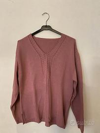 Maglione misto lana merinos