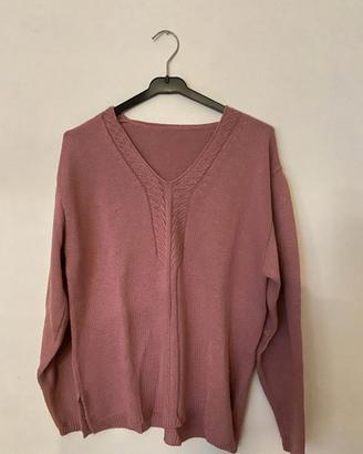 Maglione misto lana merinos