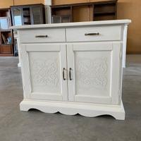 Credenza in legno nuova bianca