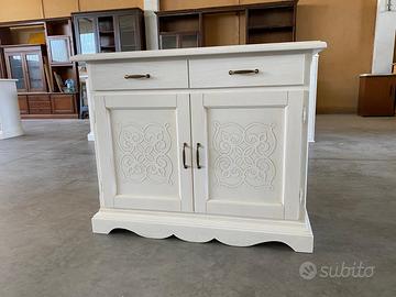 Credenza in legno nuova bianca