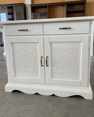 Credenza in legno nuova bianca