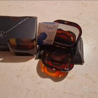 Specchio con pettine da viaggio