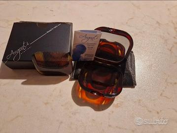 Specchio con pettine da viaggio