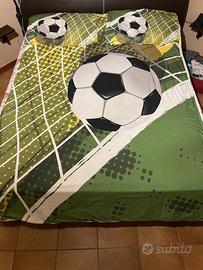 Copripiumino e federe Calcio 155 x 220 cm