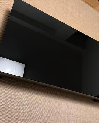 Tavolino salotto 140x89 vetro nero lucido