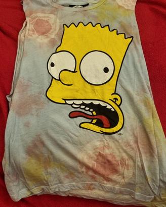 Canotta Vintage Burt Simpson tg M