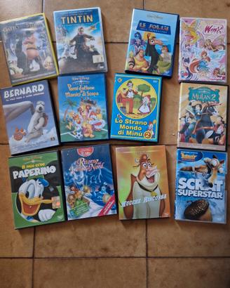 Lotto 93 films DVD originali misti disney bambini