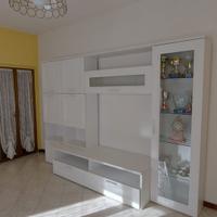 Mobile sala bianco venato stile moderno