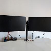 Coppia monitor con staffa