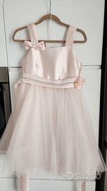 MARIELLA BURANI VESTITO ABITO  CERIMONIA COMUNIONE