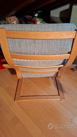 Sedia a dondolo Ikea